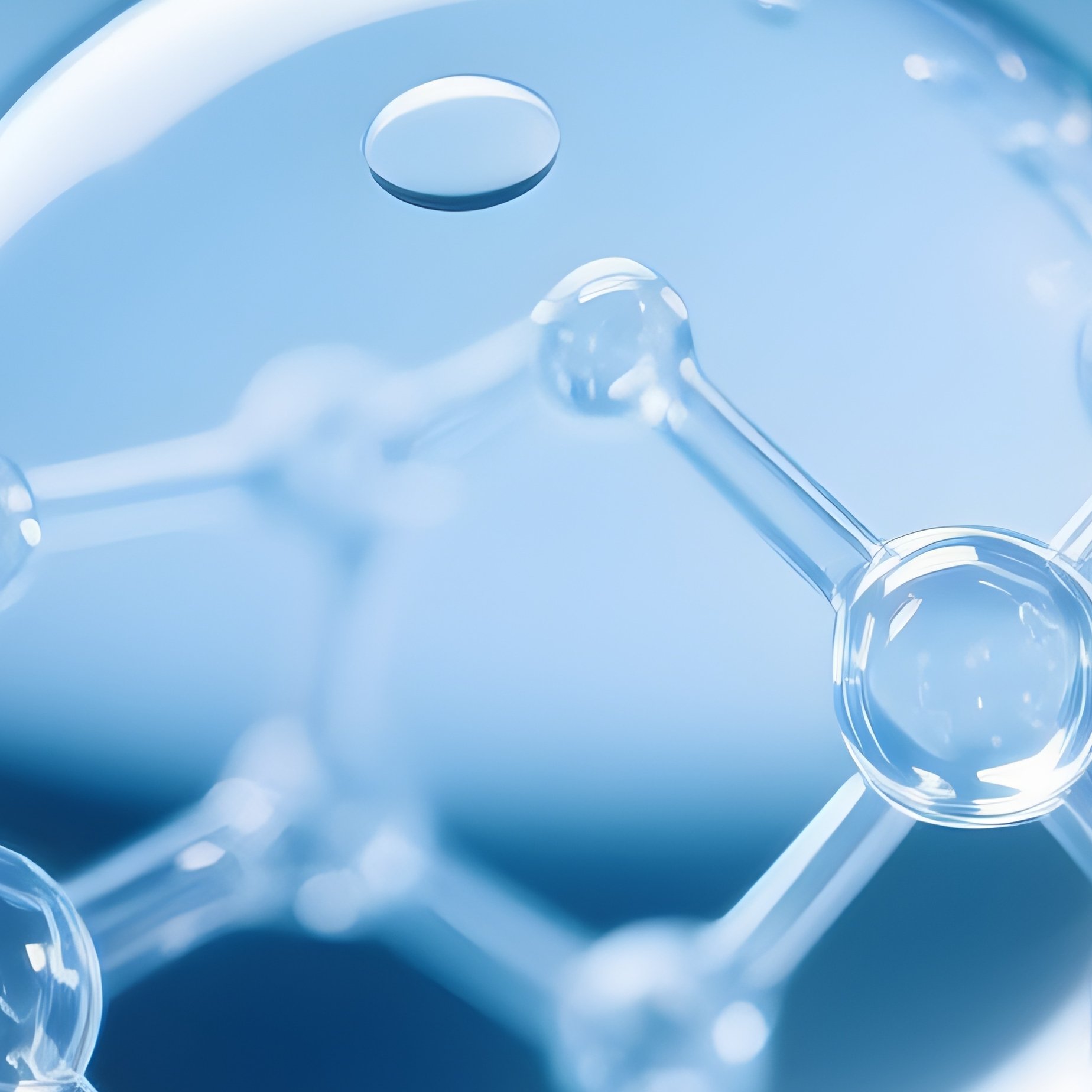 Microscopic View Of Clean Water Droplet - Full Resolution Quality Preview