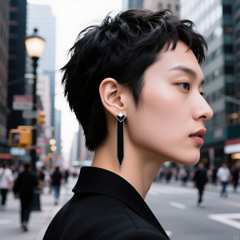 Mismatched Earrings Modern Urban