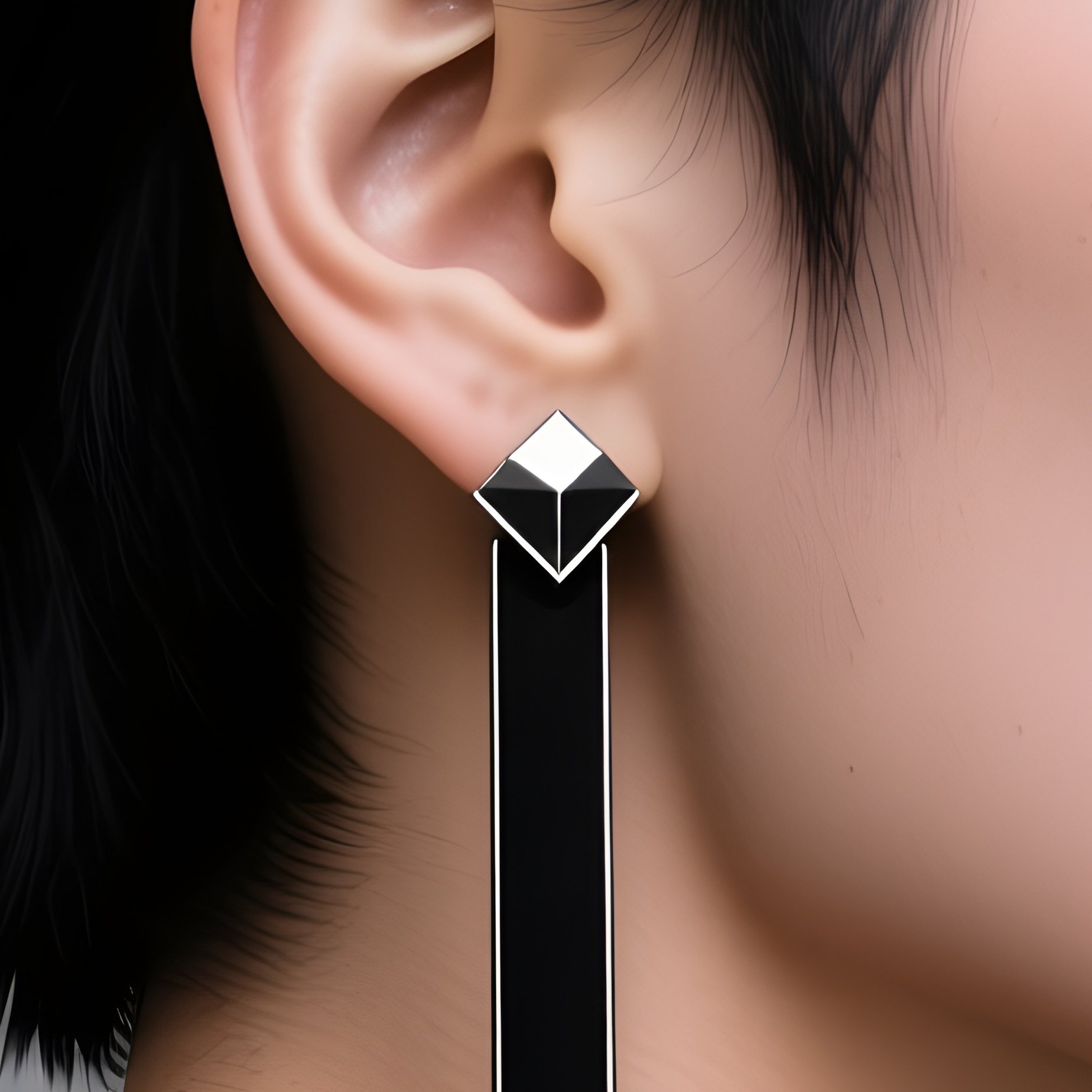 Mismatched Earrings Modern Urban - Full Resolution Quality Preview