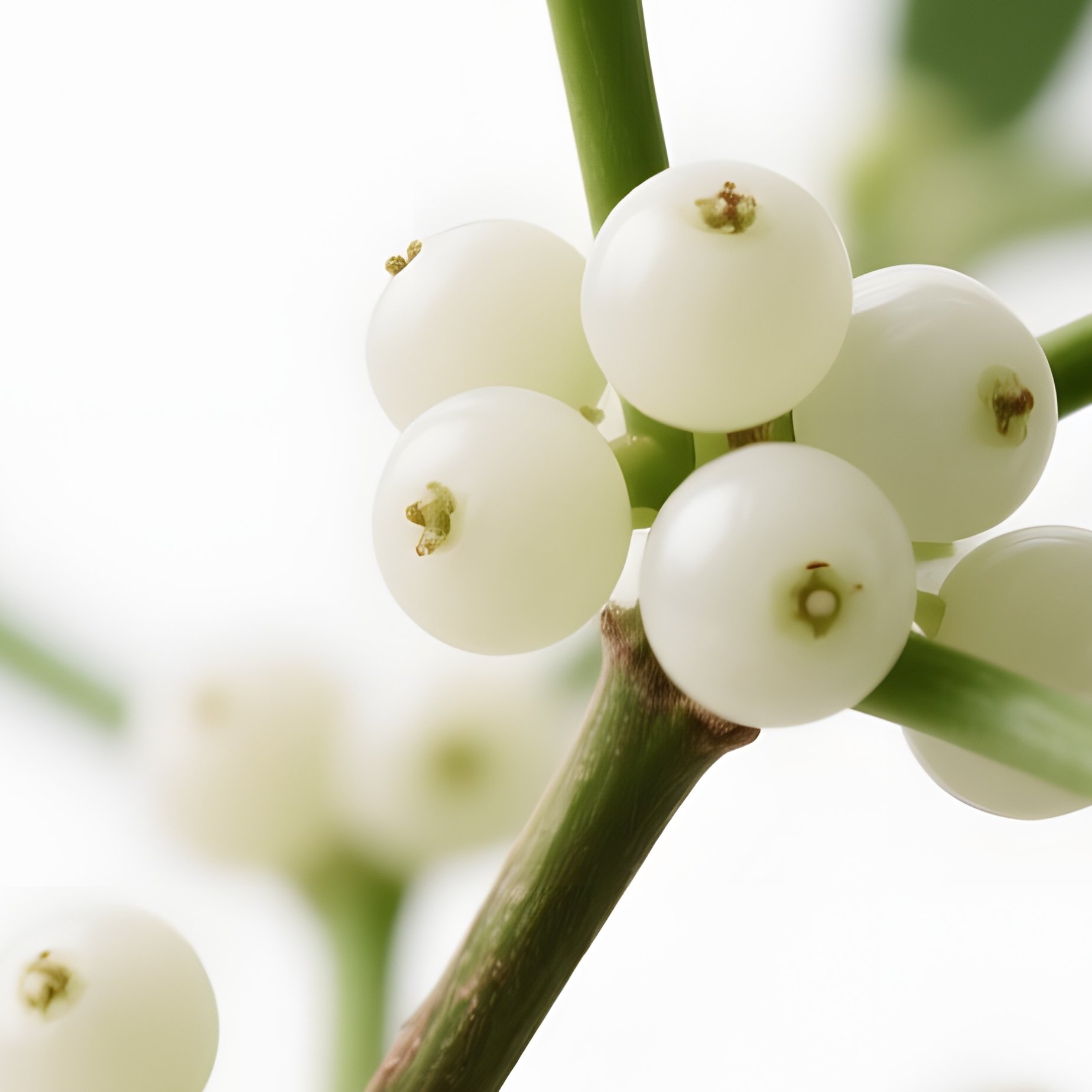Mistletoe Branch Mistletoe Berries - Full Resolution Quality Preview