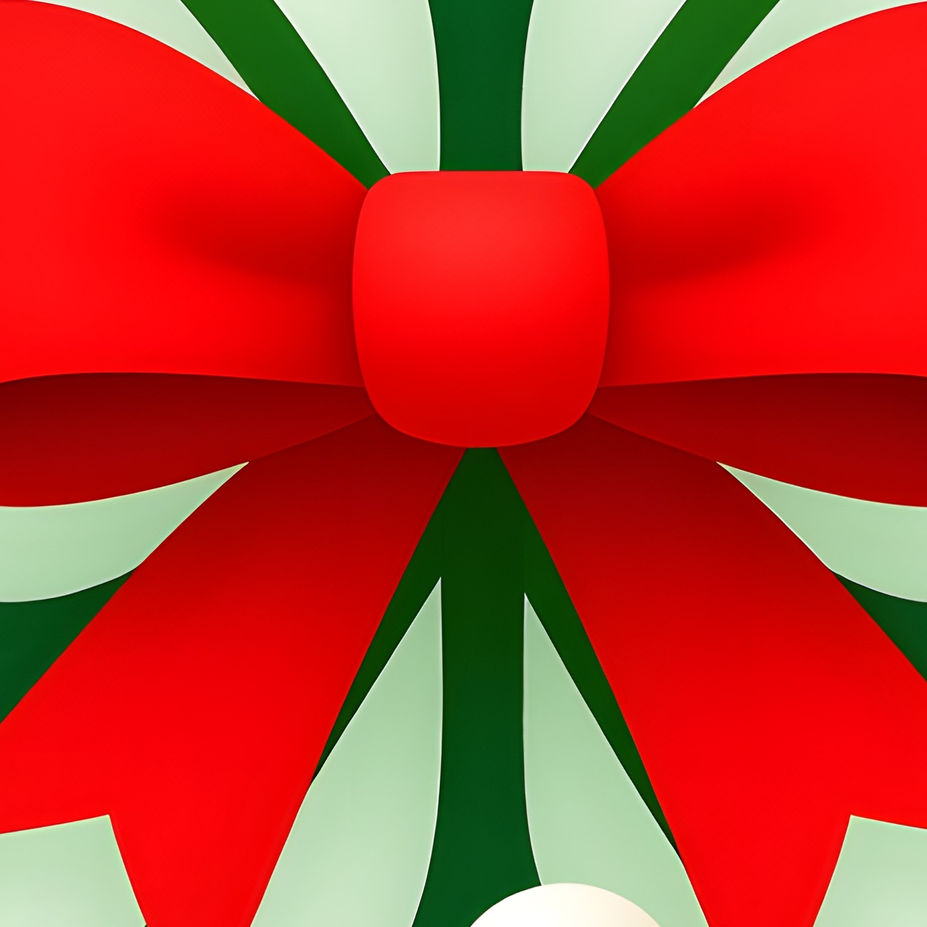 Mistletoe With A Bow Mistletoe Ribbon - Full Resolution Quality Preview