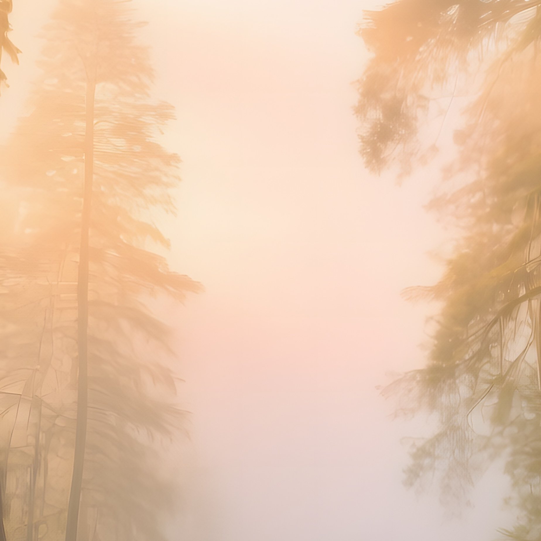 Misty Redwood Forest At Dawn - Full Resolution Quality Preview