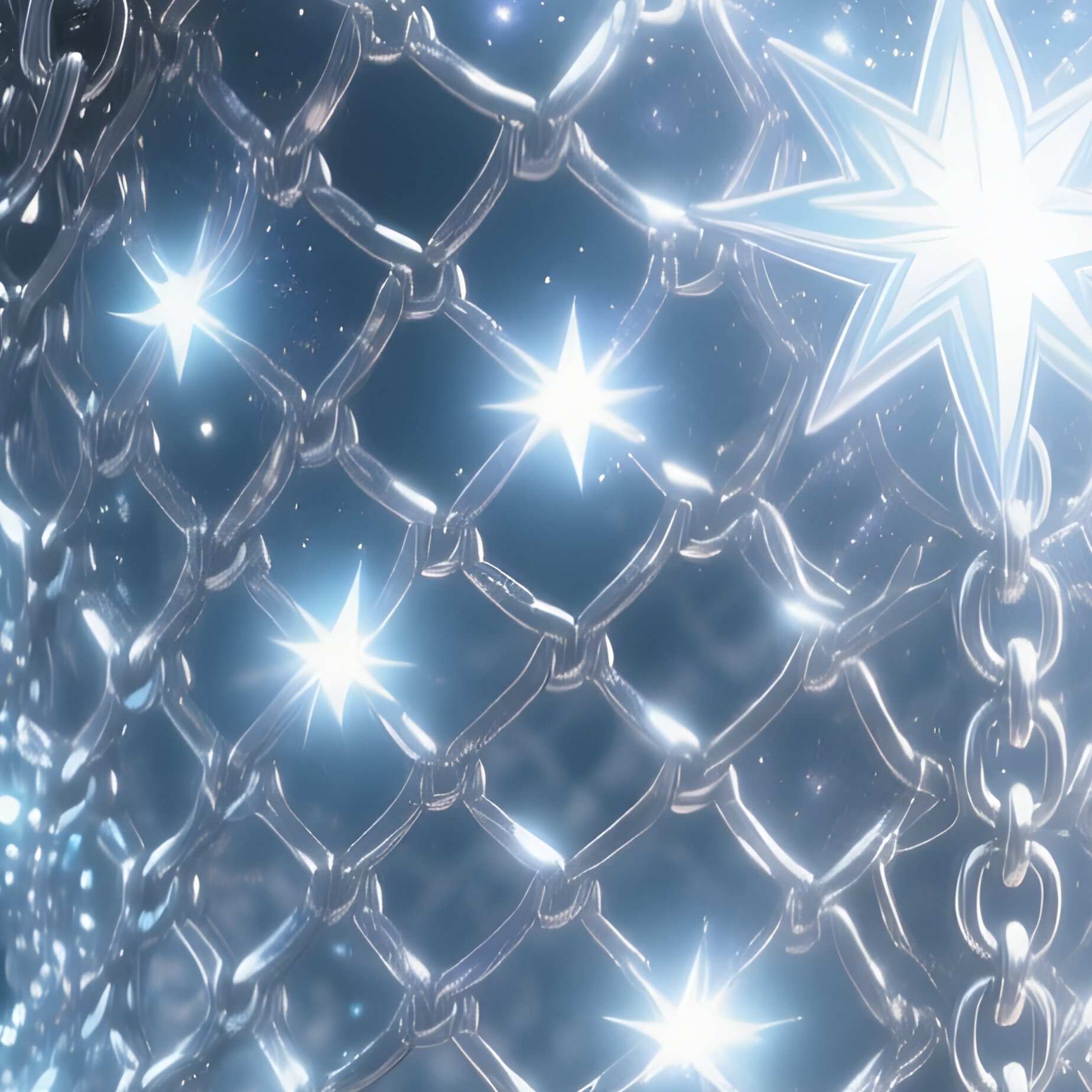 Mithril Coat Glowing Chainmail Shirt - Full Resolution Quality Preview