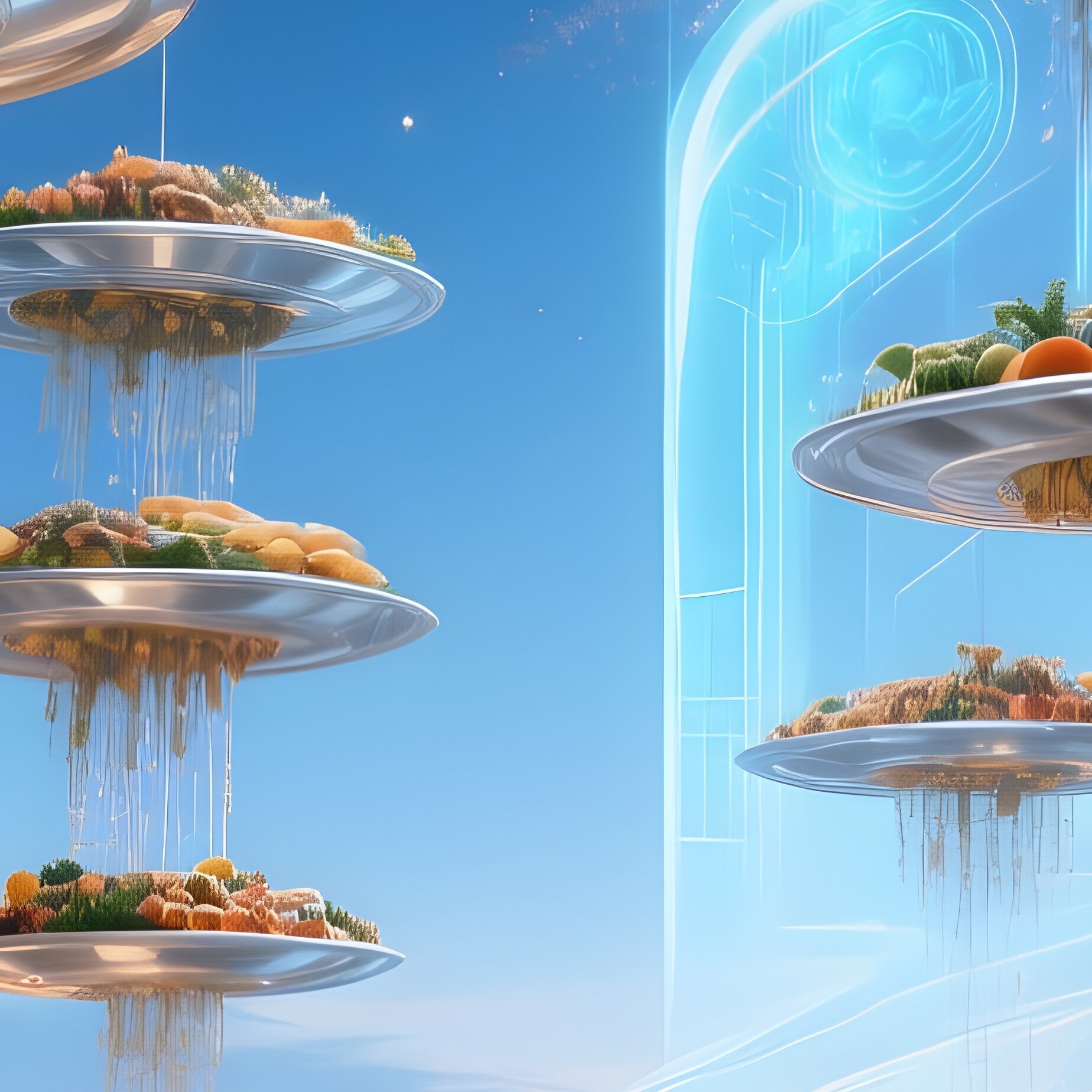 Mixed Platters Feast Gemischte Platten Architectural - Full Resolution Quality Preview