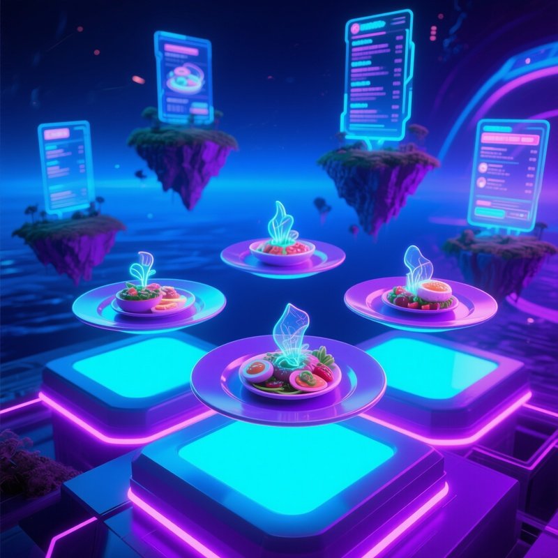 Mixed Platters Feast Gemischte Platten Abstract