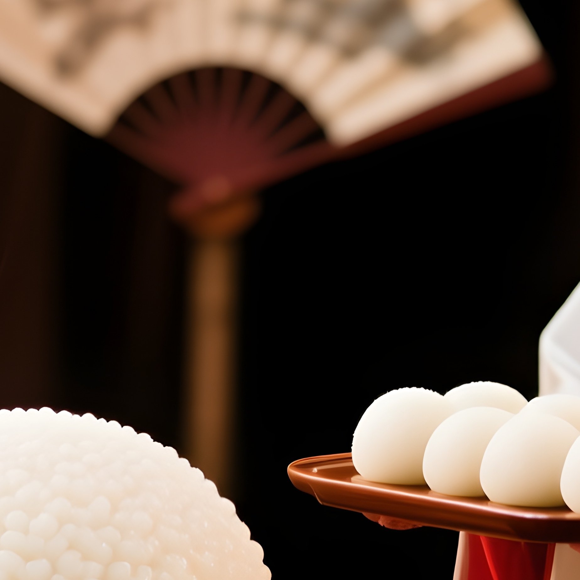 Mochi Rice Cakes Made From Pounded Glutinous Rice 4 - Full Resolution Quality Preview