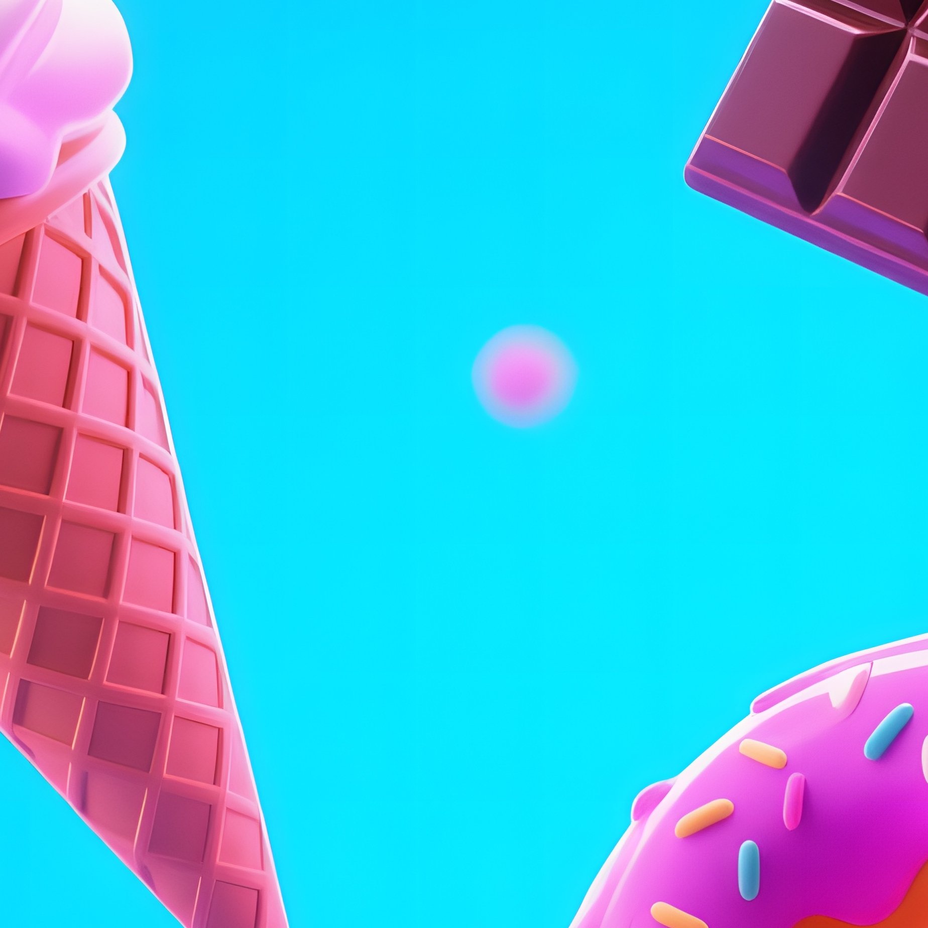 Modern Digital Art Dessert Snacks - Full Resolution Quality Preview