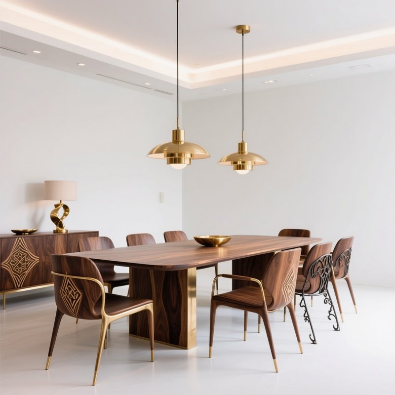 Modern Dining Area Exclusive Handcrafted Furniture