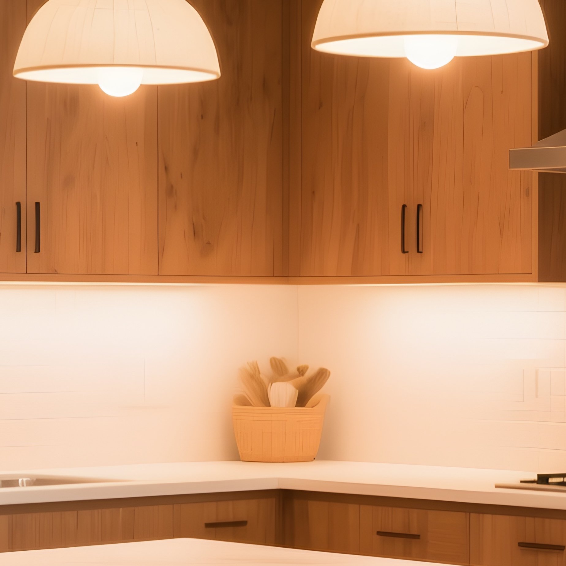 Modern Kitchen With Warm Atmosphere - Full Resolution Quality Preview