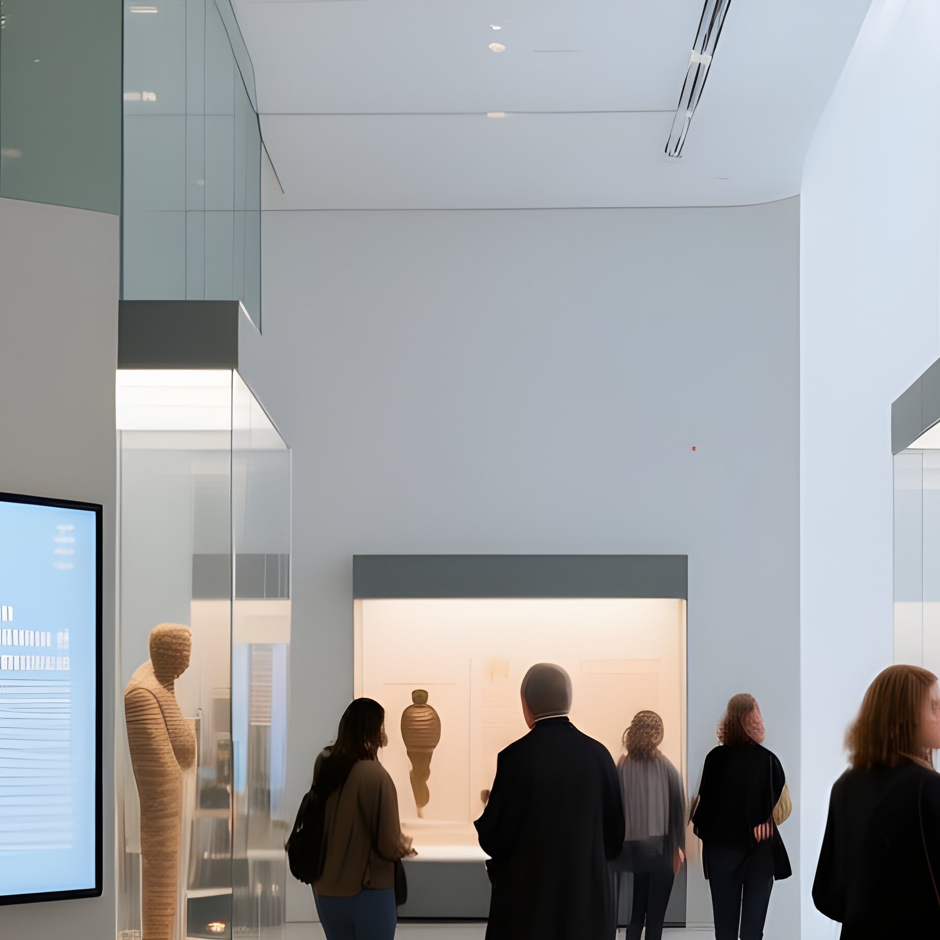 Modern Museum With Historical Exhibits - Full Resolution Quality Preview