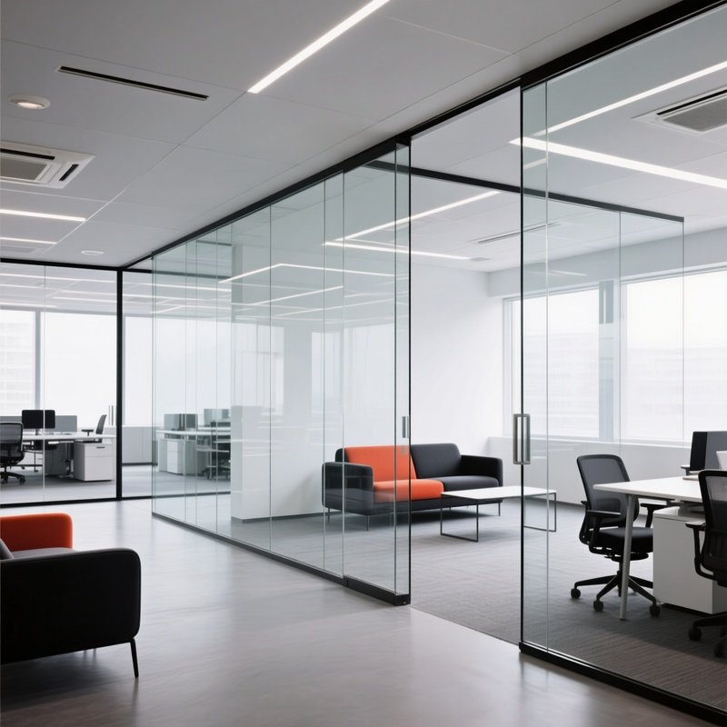 Modern Office With Glass Walls 1