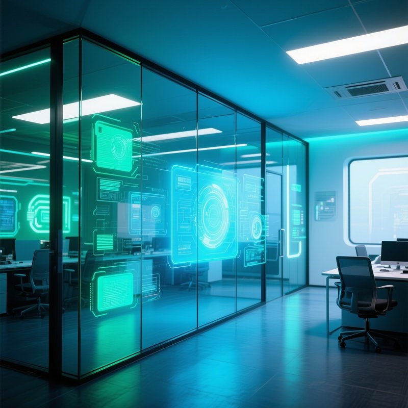 Modern Office With Glass Walls 2