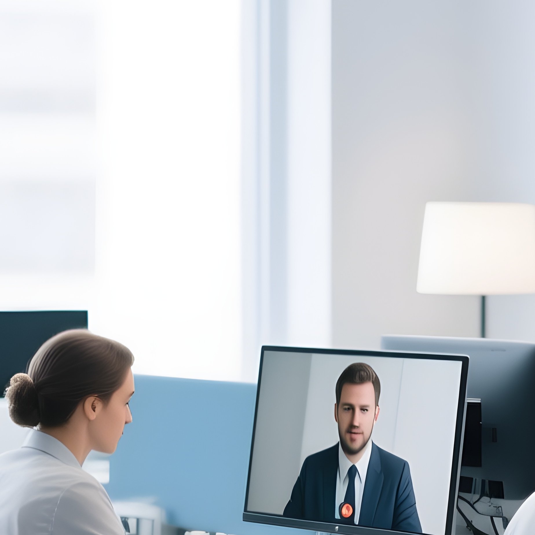 Modern Office Workspace Buro - Full Resolution Quality Preview