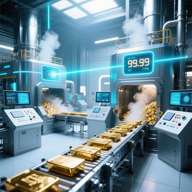 Modern Refinery Gold Purification