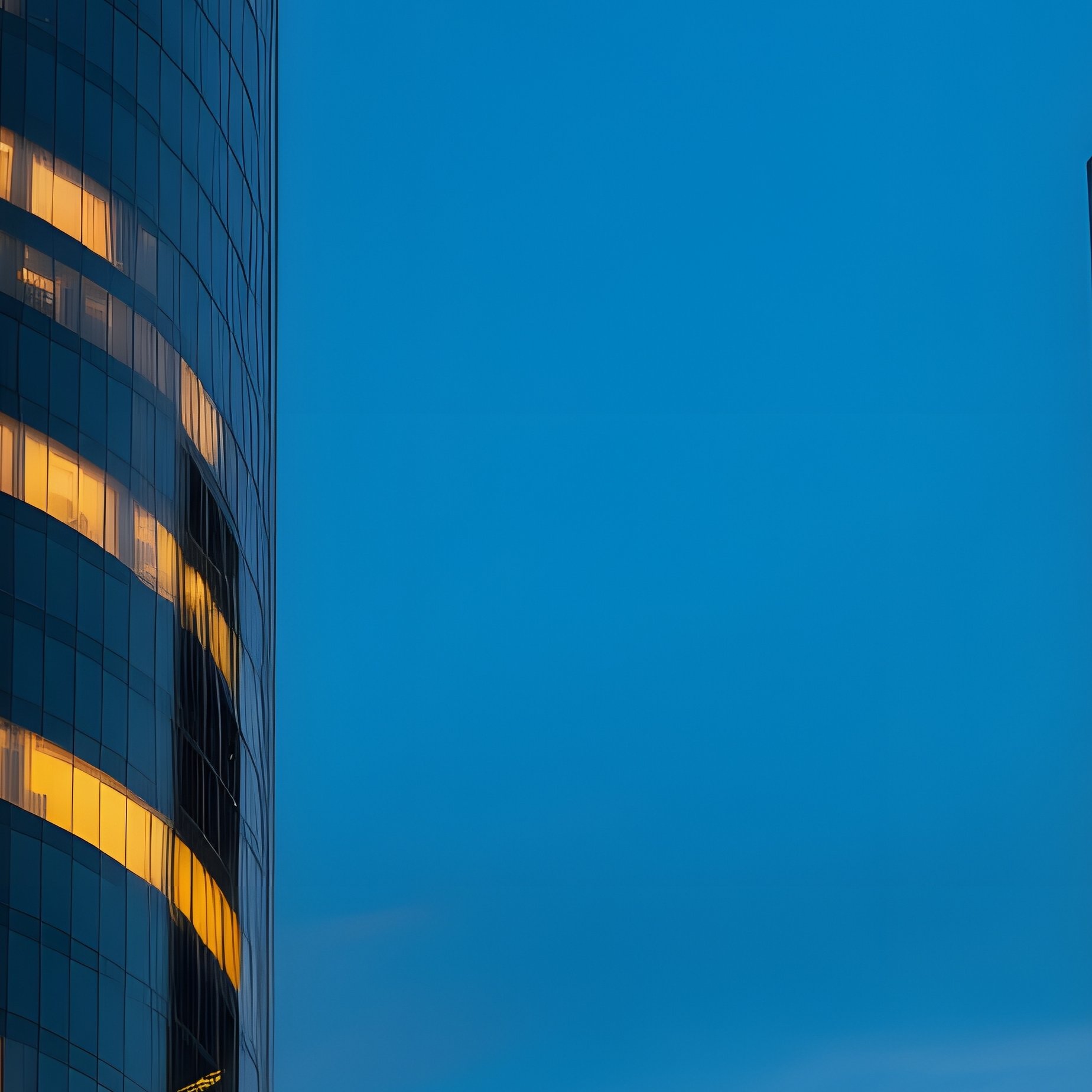 Modern Skyscrapers At Dusk Architecture Cityscape - Full Resolution Quality Preview