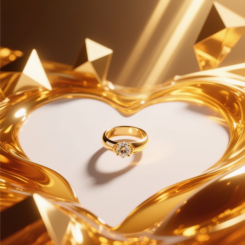 Montage Turning Nugget Into Wedding Band Abstract