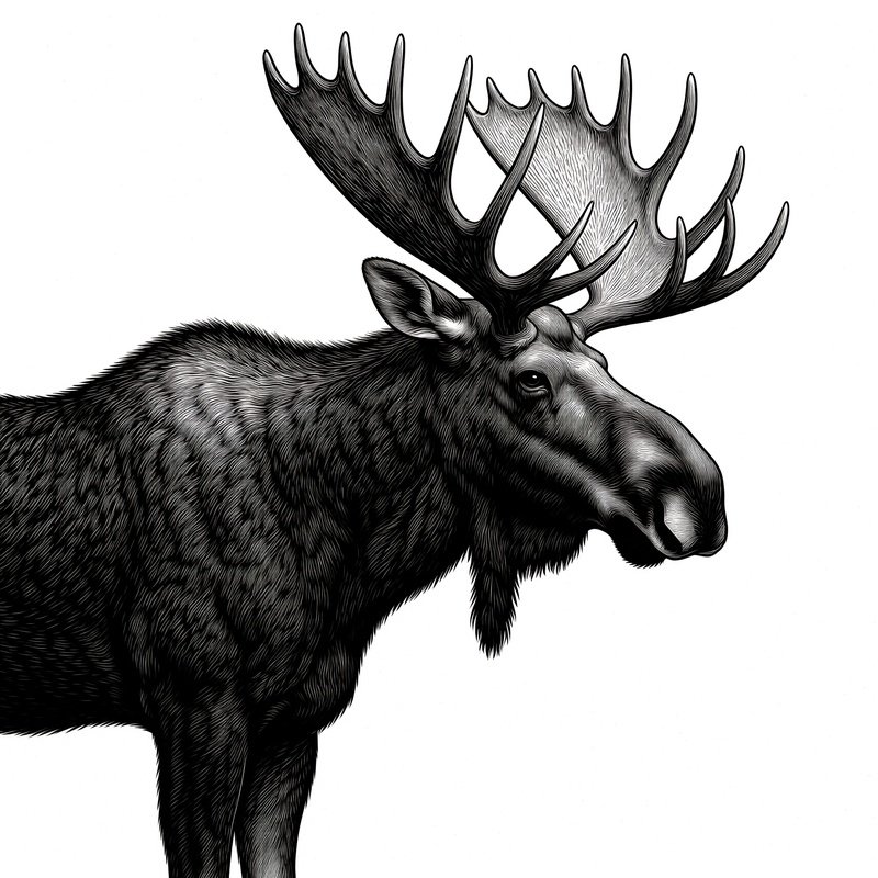 Moose Moose Wildlife