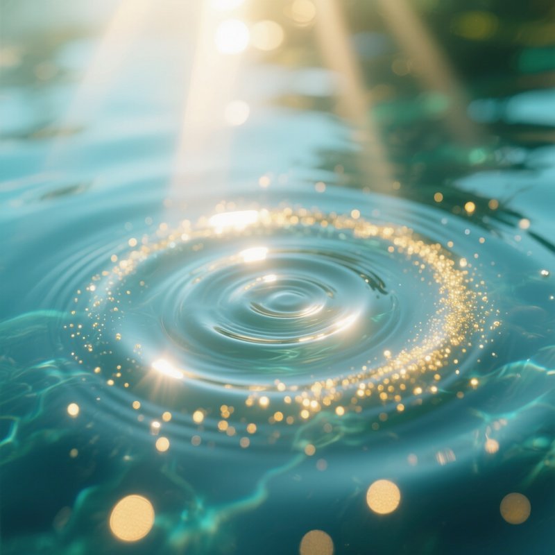 Morning Swirl Particles Water Filtering Light