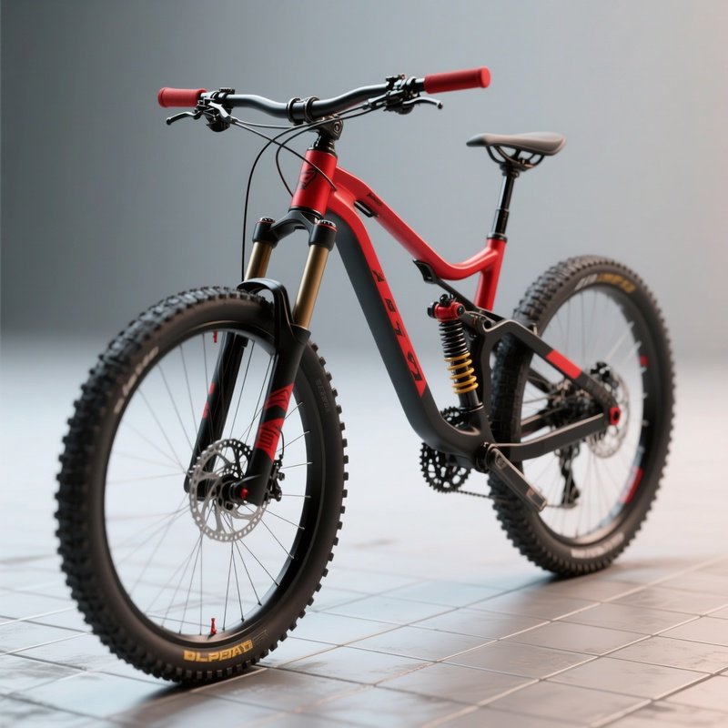 Mountain Bike Mountain Bike 3D Rendering
