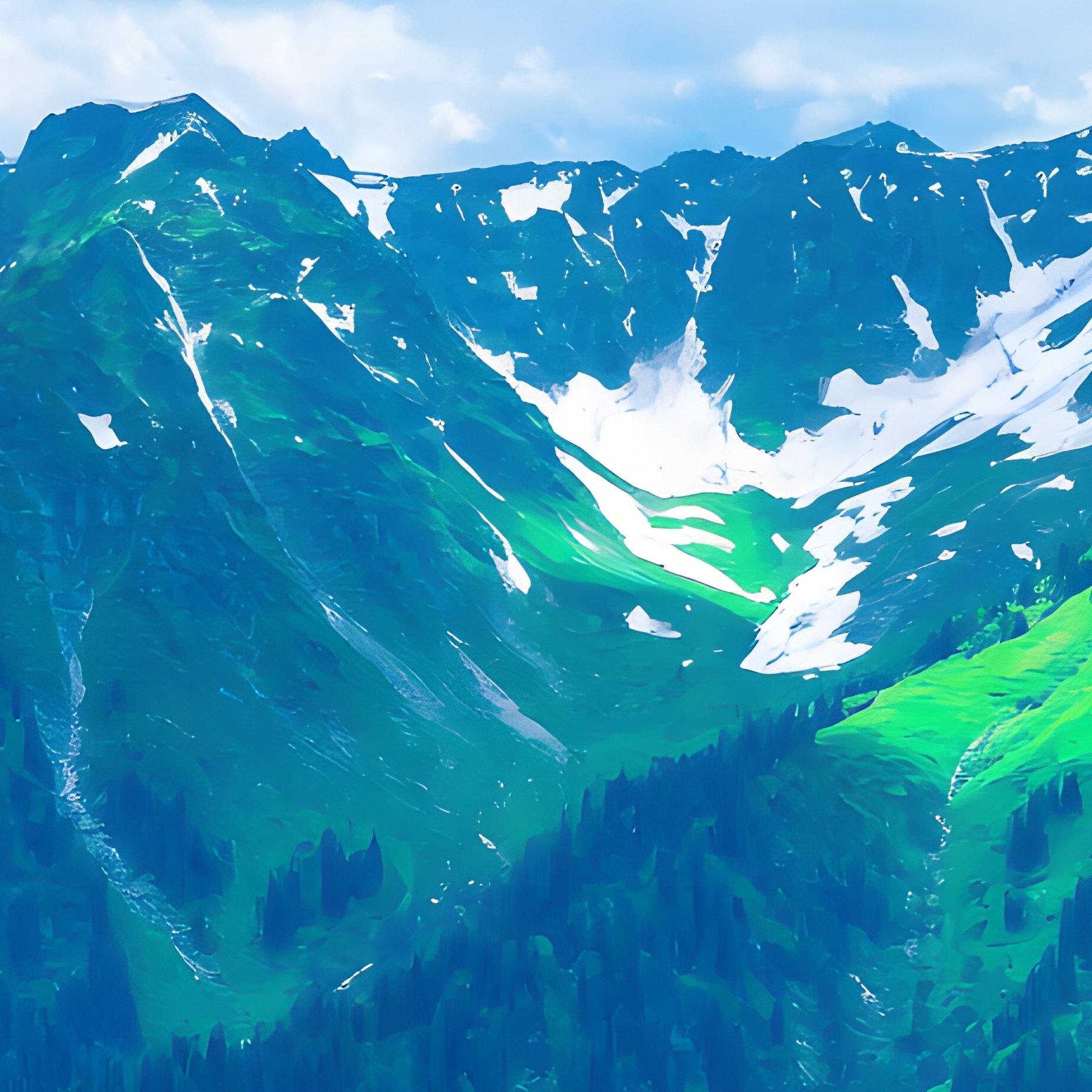 Mountain Landscape Landscape Mountains - Full Resolution Quality Preview