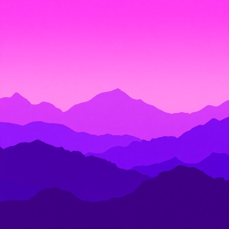 Mountain Range Silhouette Landscape Mountains