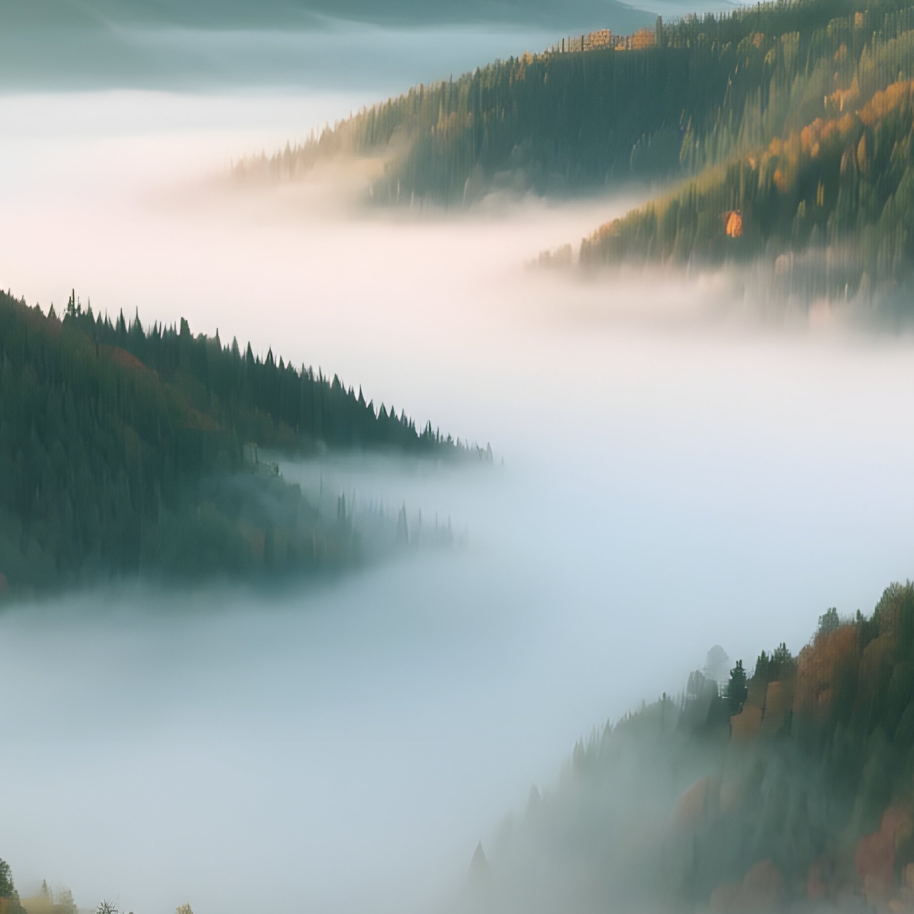 Mountainous Landscape During Autumn Autumn Landscape - Full Resolution Quality Preview