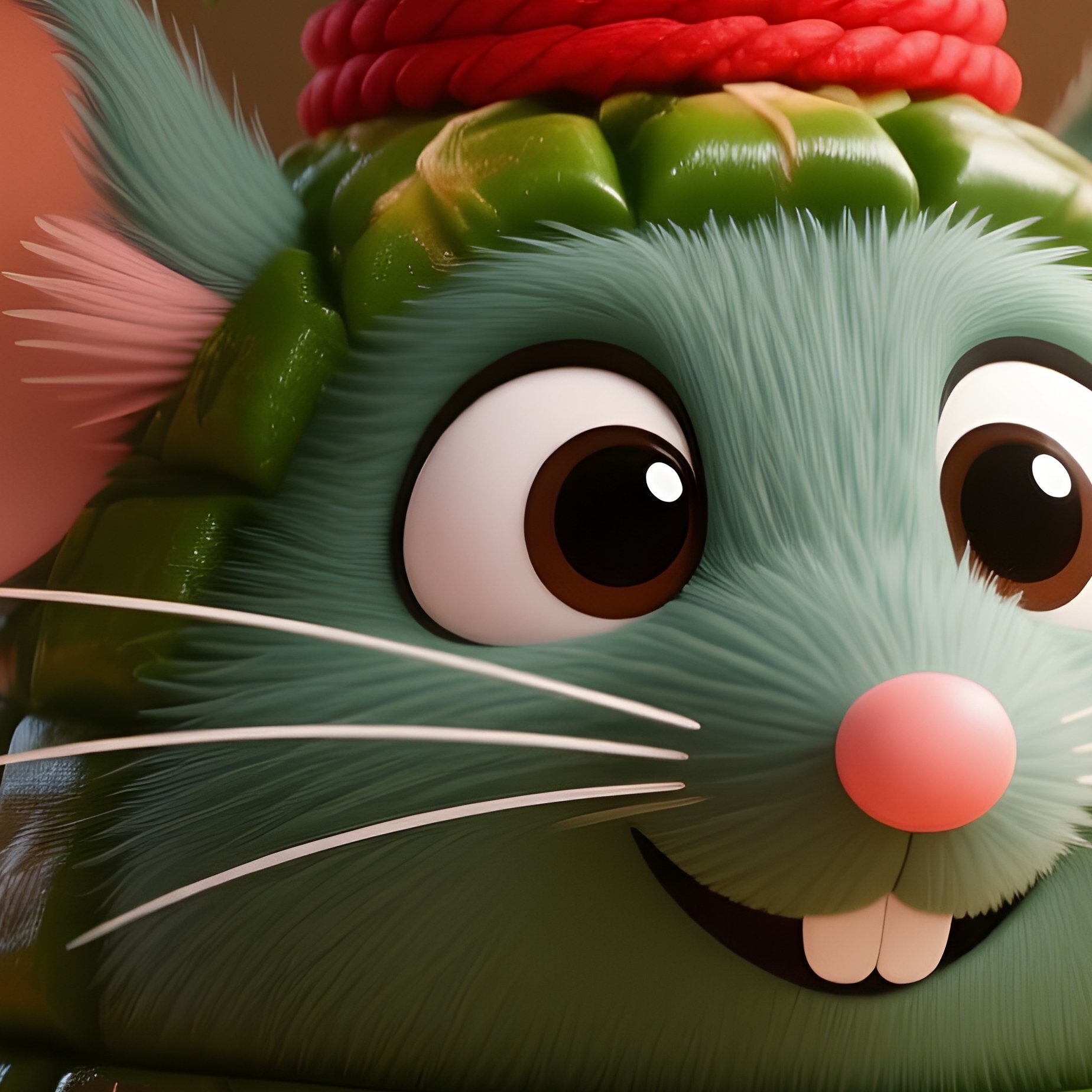 Mouse Shaped Pineapple Grenade - Full Resolution Quality Preview