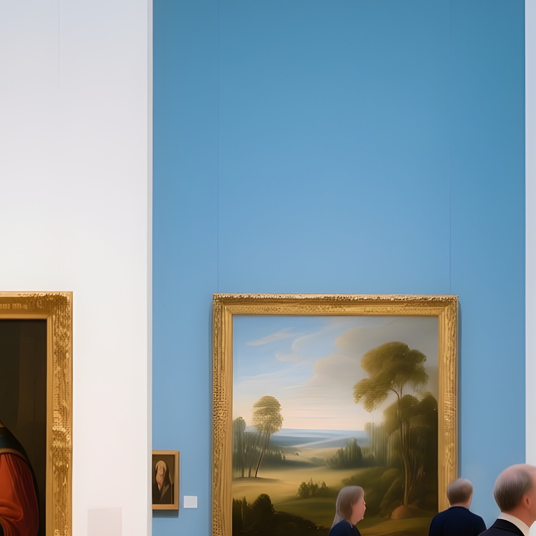 Museum Of Historical Art With Paintings - Full Resolution Quality Preview