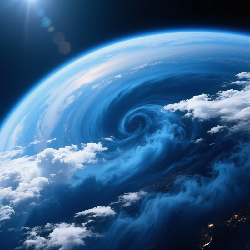 Neptune Abstract Storms