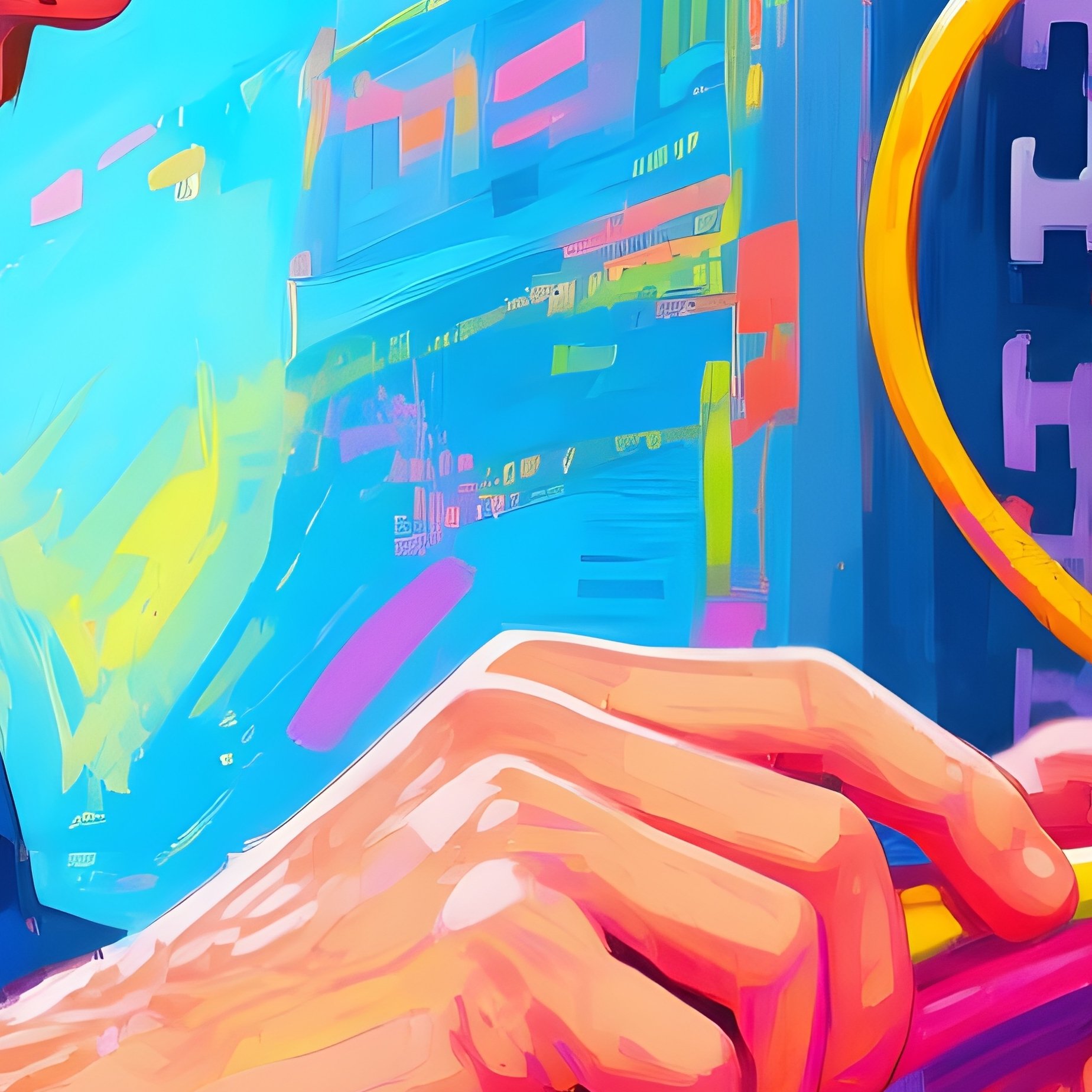 Network Cable Connection In Digital Art - Full Resolution Quality Preview