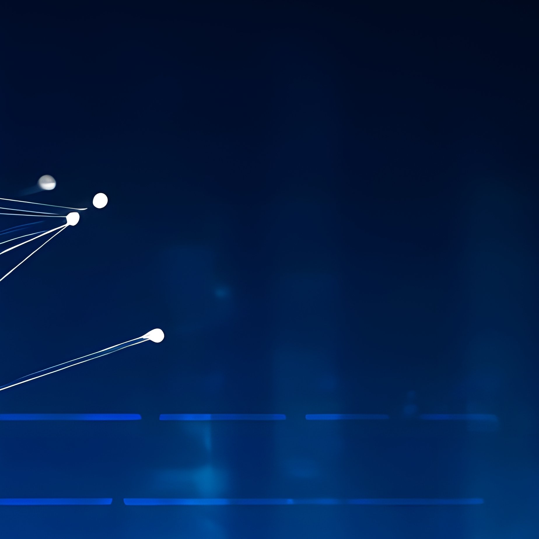 Network Of Lines And Dots Resembling A Circuit Or Data Flow - Full Resolution Quality Preview