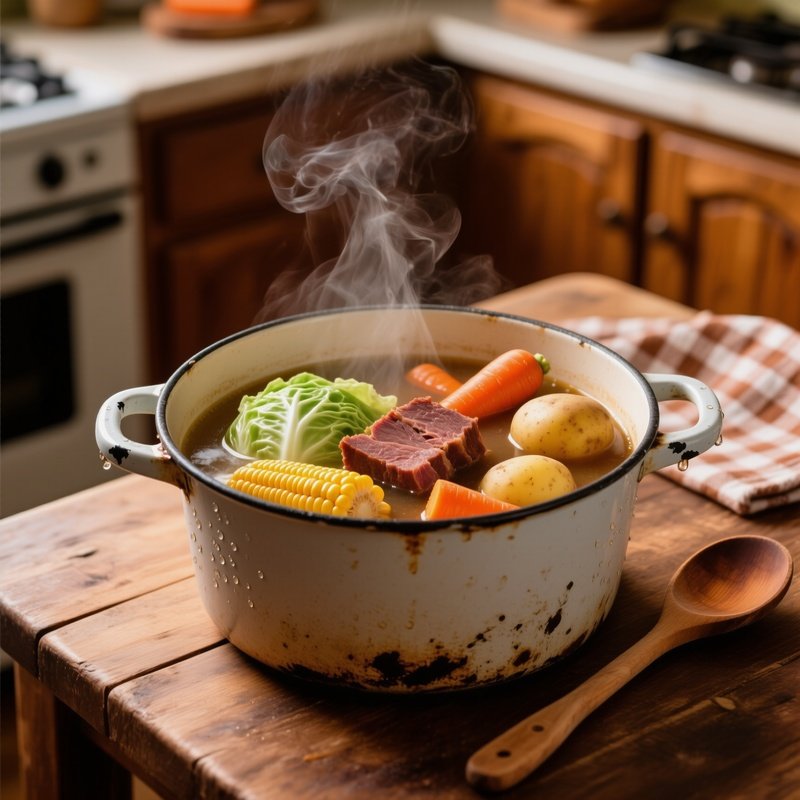 New England Boiled Dinner Pot