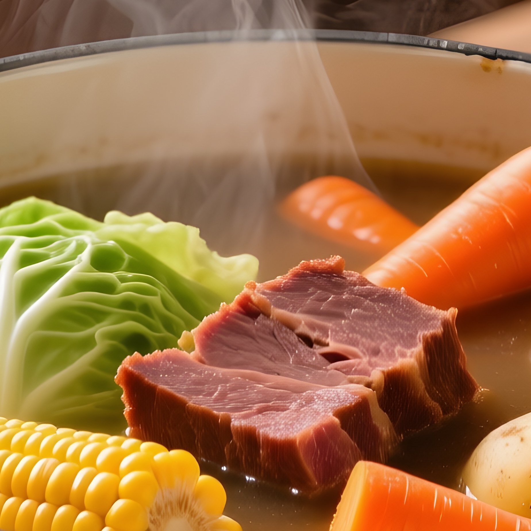 New England Boiled Dinner Pot - Full Resolution Quality Preview