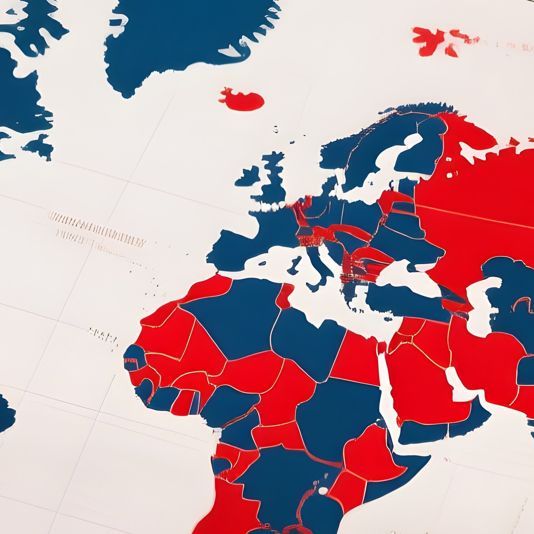 Newspaper With Analysis Chart And World Map - Full Resolution Quality Preview