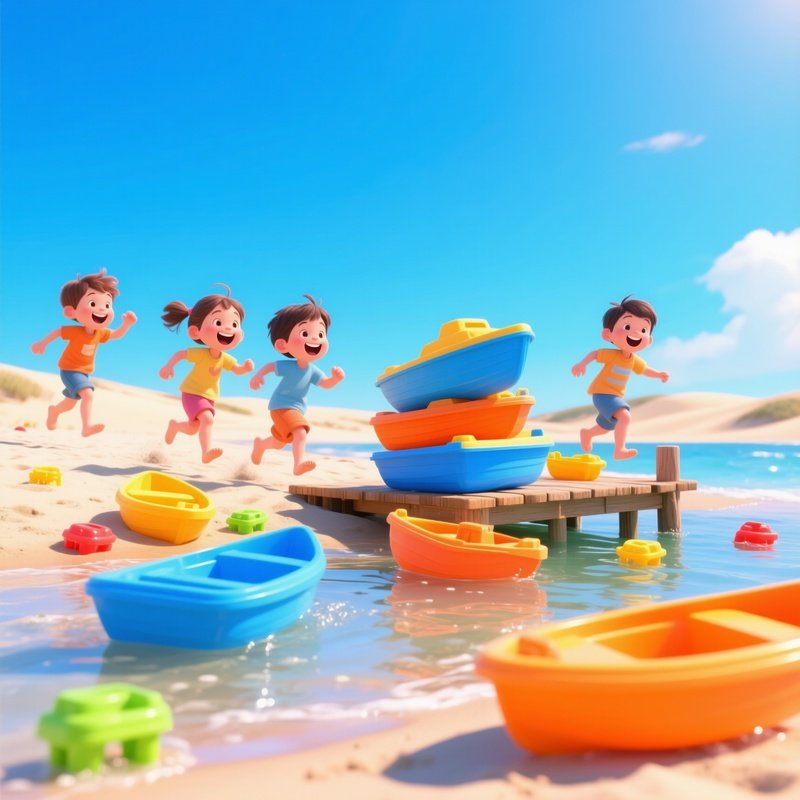 Nice Boats In The Beach 2