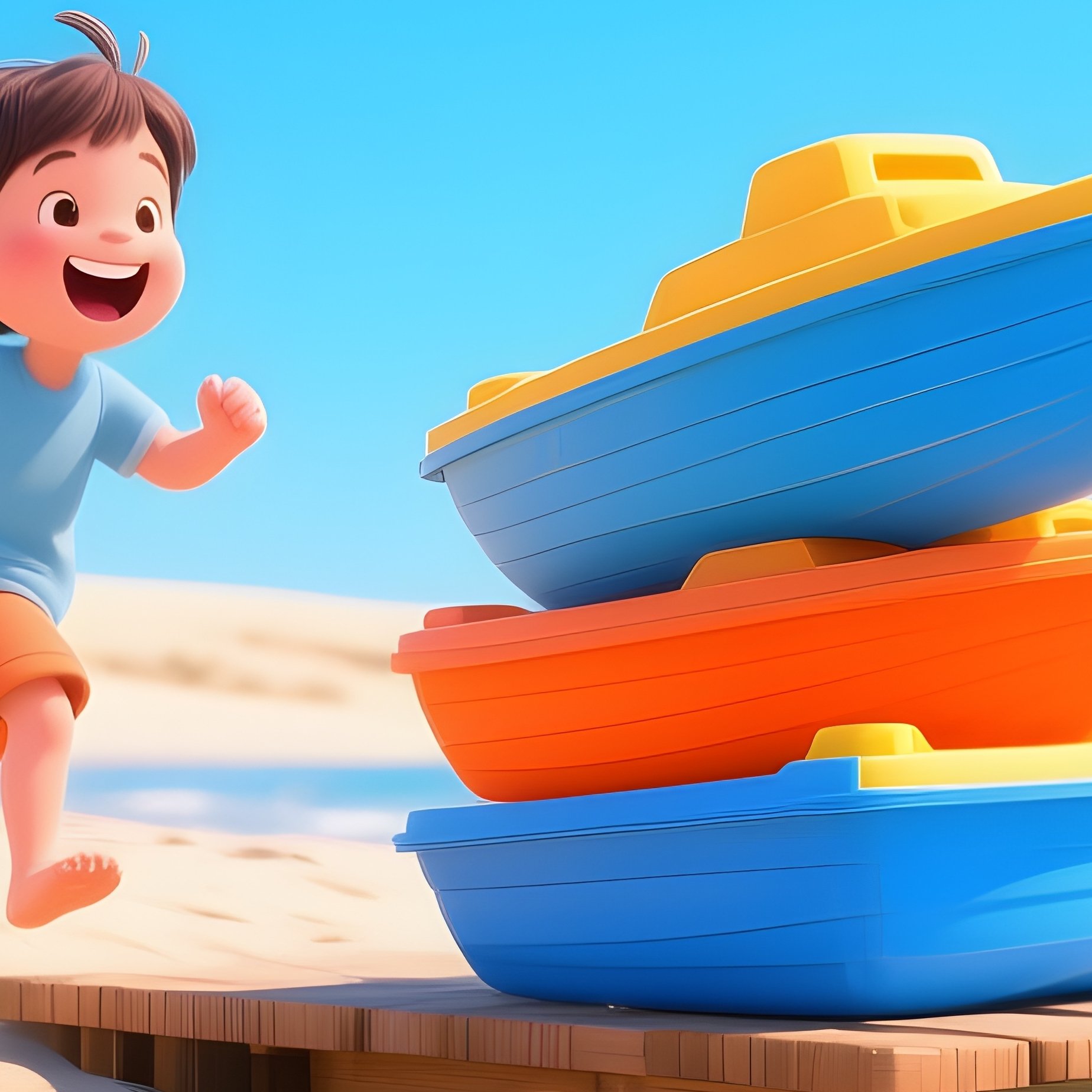 Nice Boats In The Beach 2 - Full Resolution Quality Preview