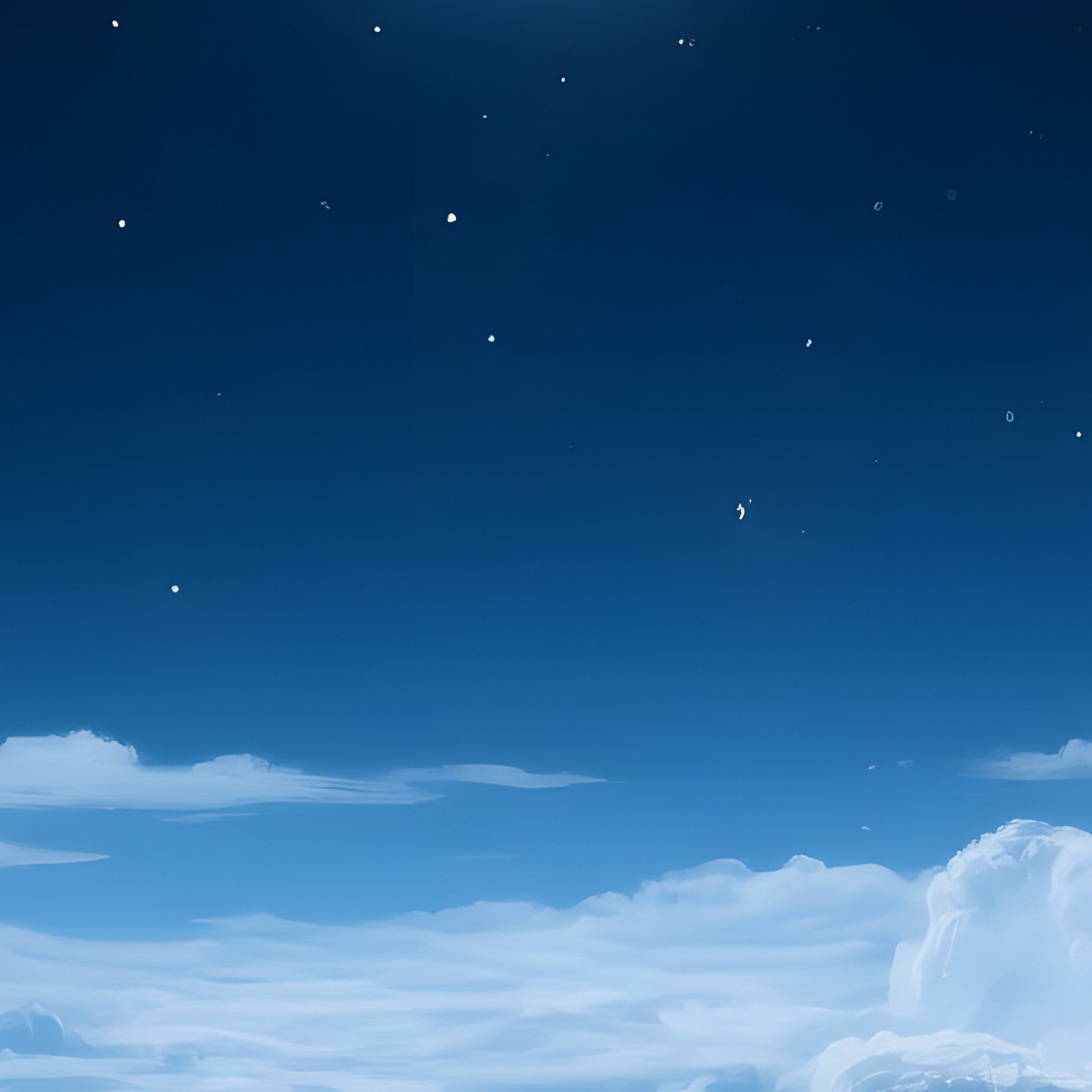 Night Sky With Crescent Moon And Clouds Night Sky Crescent Moon - Full Resolution Quality Preview