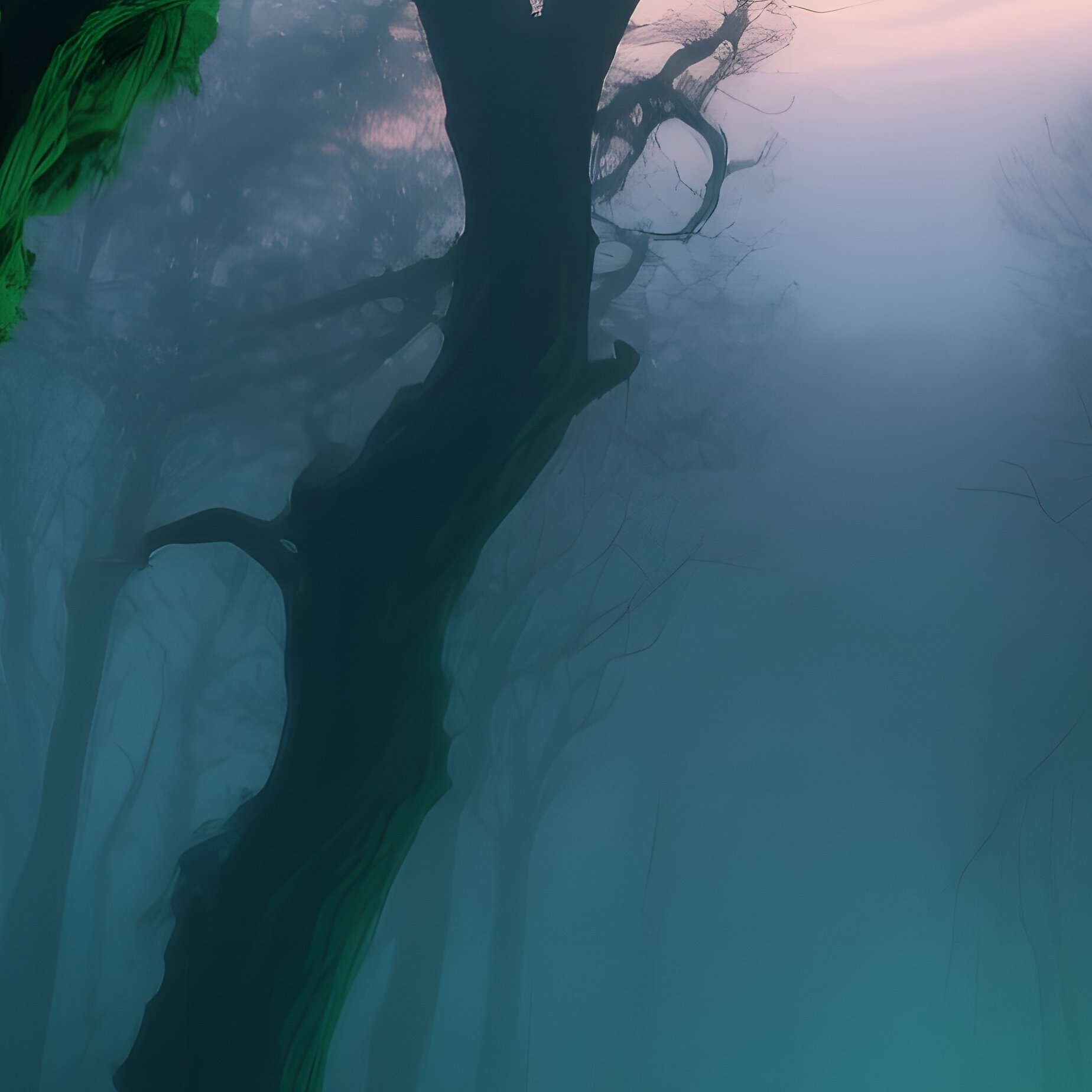Nightmarish Forest At Twilight - Full Resolution Quality Preview