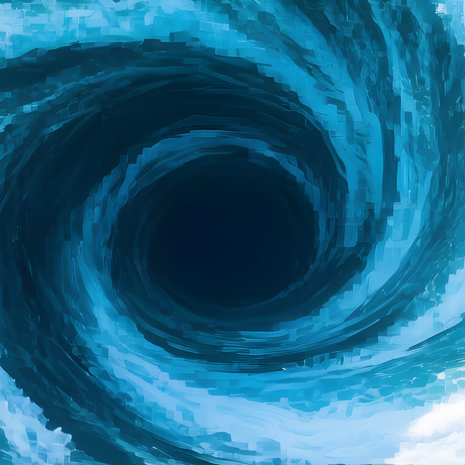 Ocean Whirlpool Or Vortex Ocean Whirlpool - Full Resolution Quality Preview