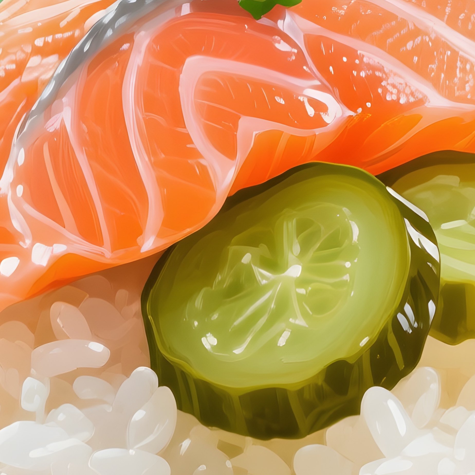 Ochazuke Rice As Abstract Concept - Full Resolution Quality Preview