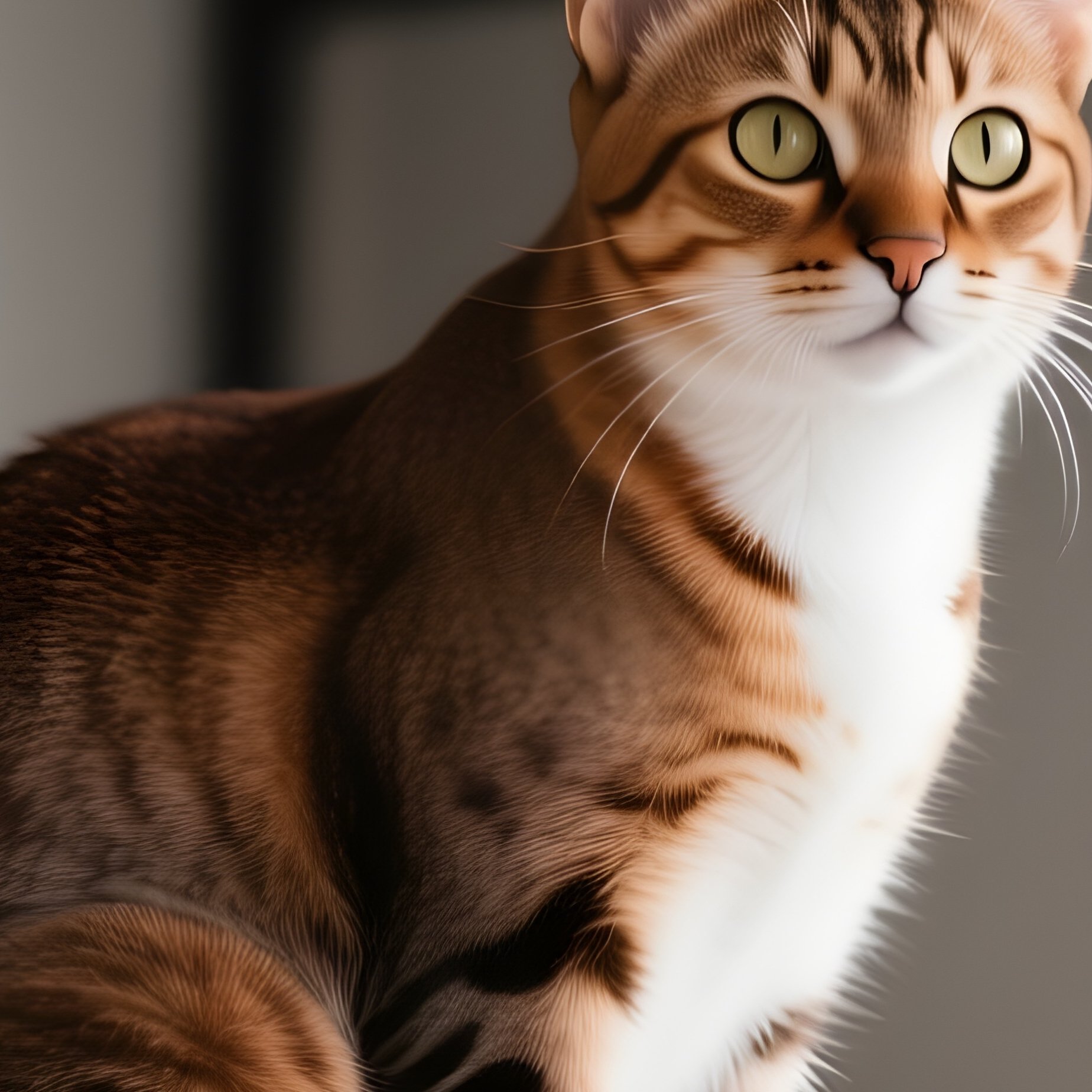 Ocicat Cat Perched High Shelf - Full Resolution Quality Preview