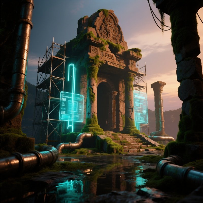 Odd Materials And Textures Ancient And Futuristic Juxtaposition