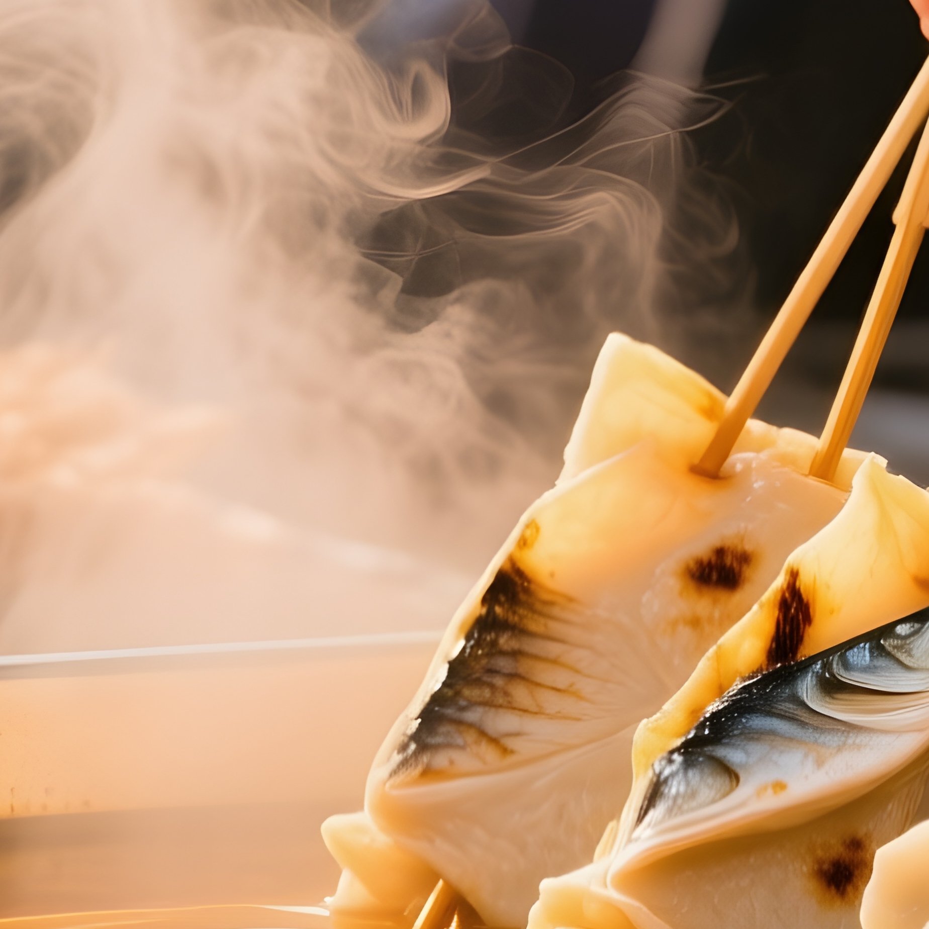 Odeng Fish Cake Skewers Street Stall - Full Resolution Quality Preview