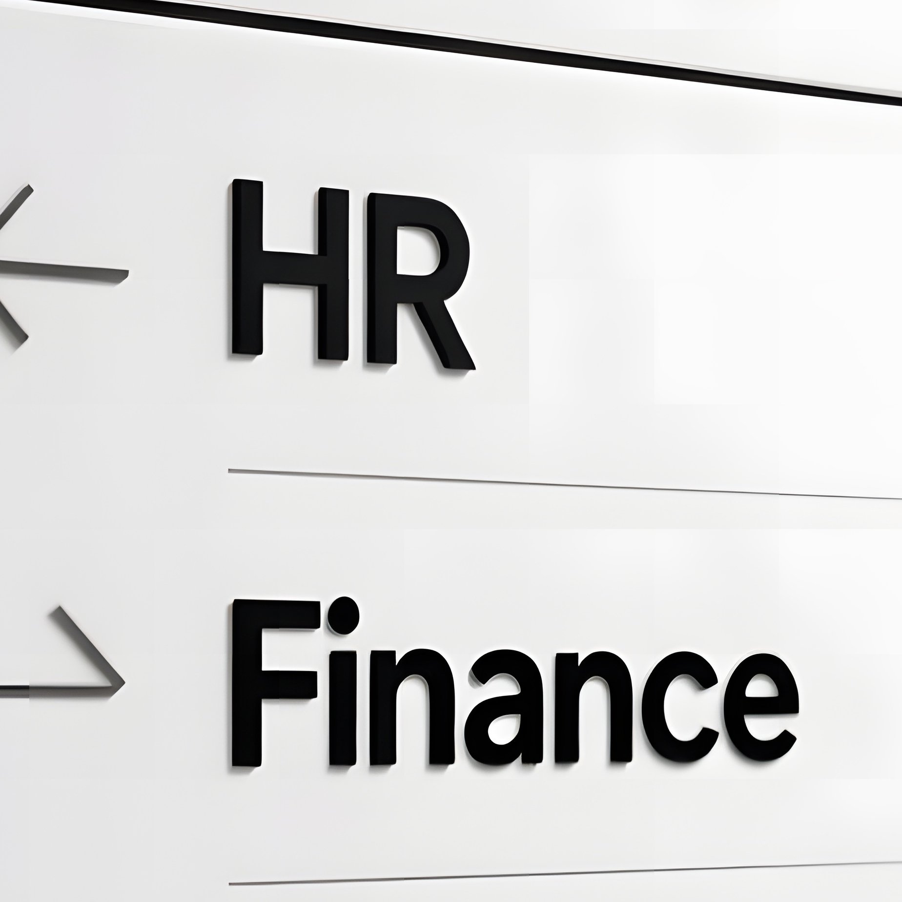 Office Directory Sign With Departments - Full Resolution Quality Preview