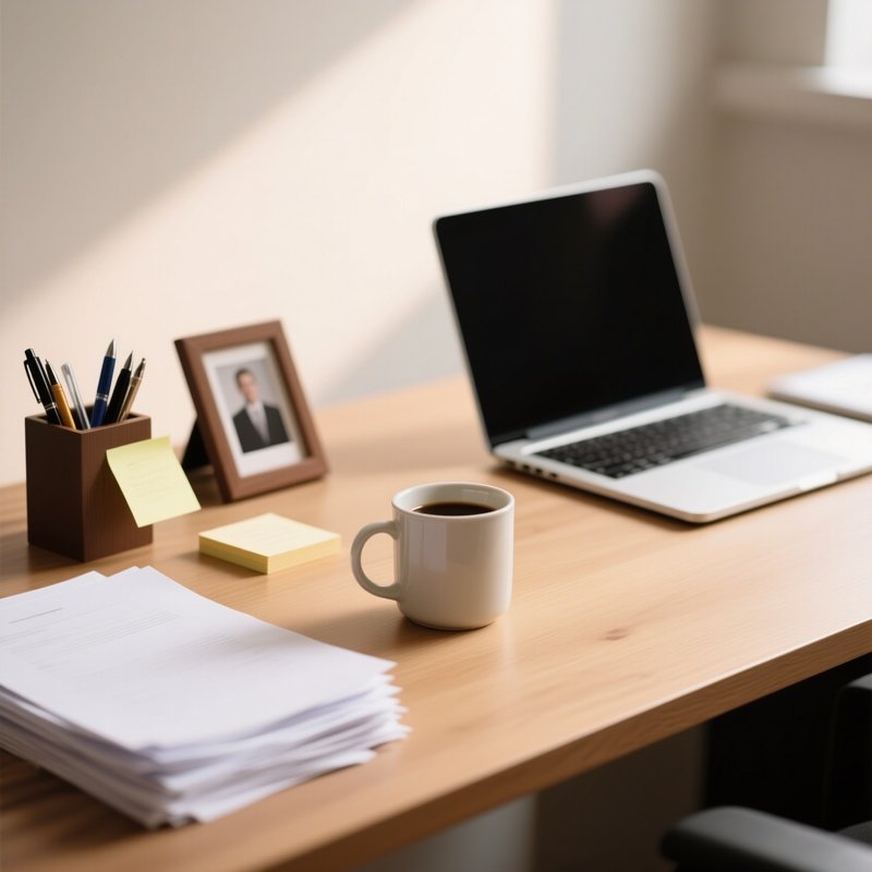 Office Objects Still Life