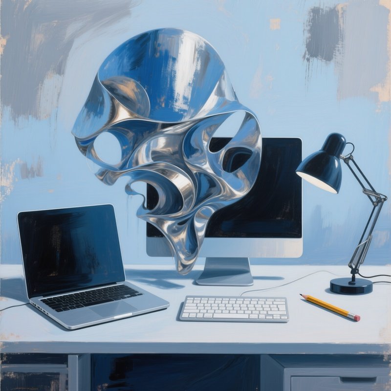 Office Objects Still Life Abstract