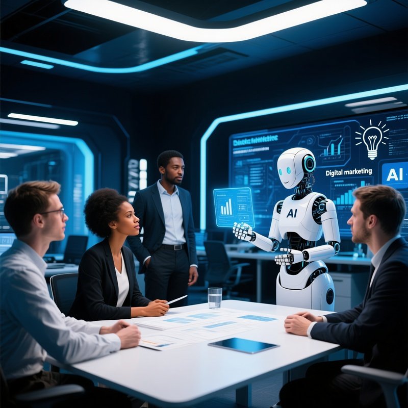 Office Team Brainstorming Marketing Ideas Concept 2