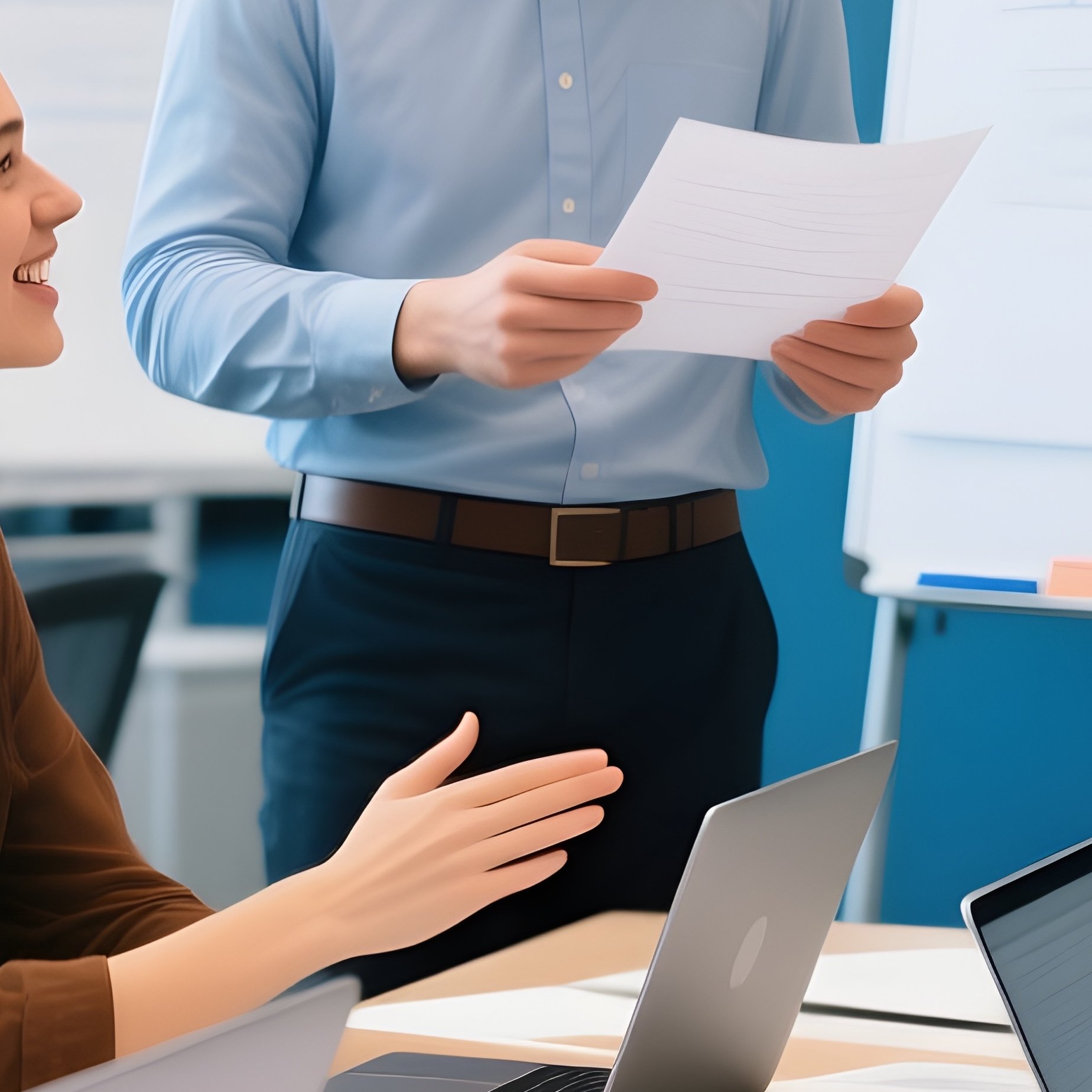 Office Teamwork Brainstorming Meeting - Full Resolution Quality Preview