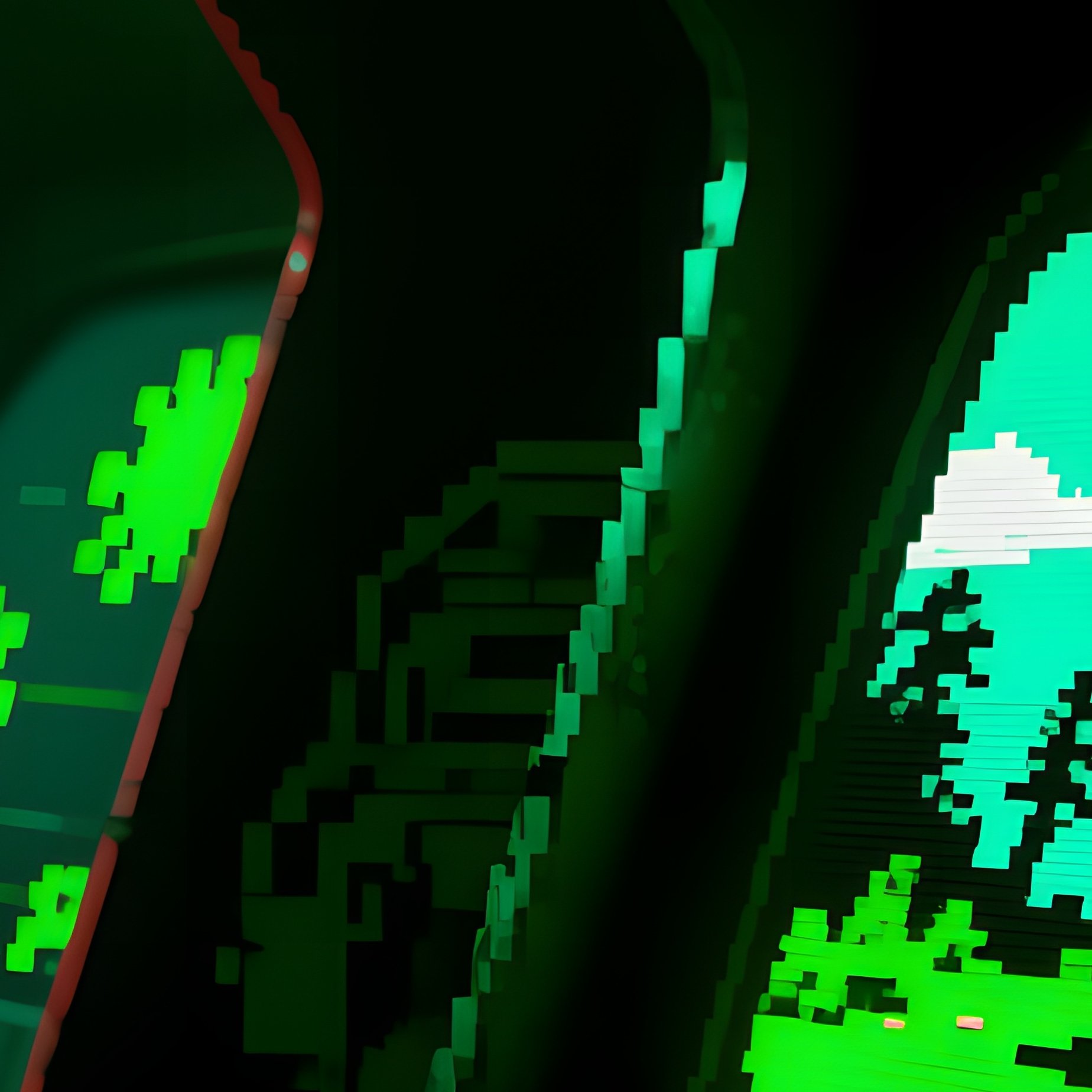 Old Arcade Retro Machines Glitching Virus Sprites - Full Resolution Quality Preview