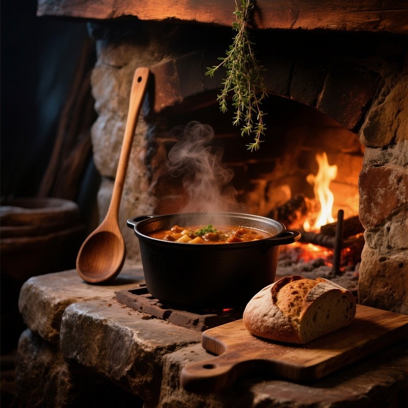 Old Stone Kitchen Hearth Twilight Stew